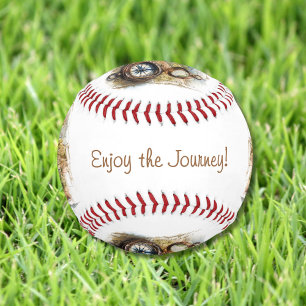 Balle De Baseball La Vie Est Une Aventure Baseball Vintage