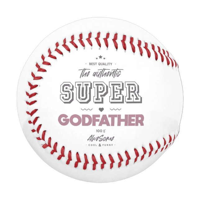 Balle De Baseball L'authentique super-parrain (Devant Gauche)
