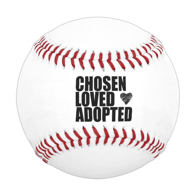 BALLE DE BASEBALL LE CADEAU D'ADOPTION POUR CET ENFANT SPÉCIAL (Devant)