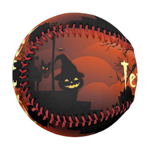 Balle De Baseball Le cauchemar de la lune sanglante d'Halloween