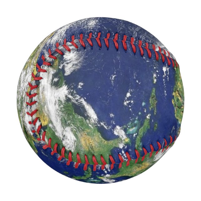 Balle De Baseball Le portrait de la Terre (Devant Gauche)