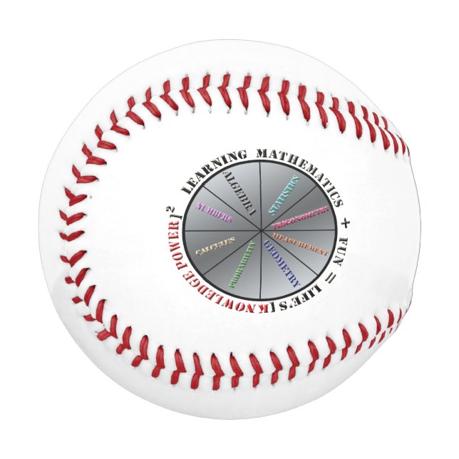 Balle De Baseball Le pouvoir des mathématiques (Devant Gauche)