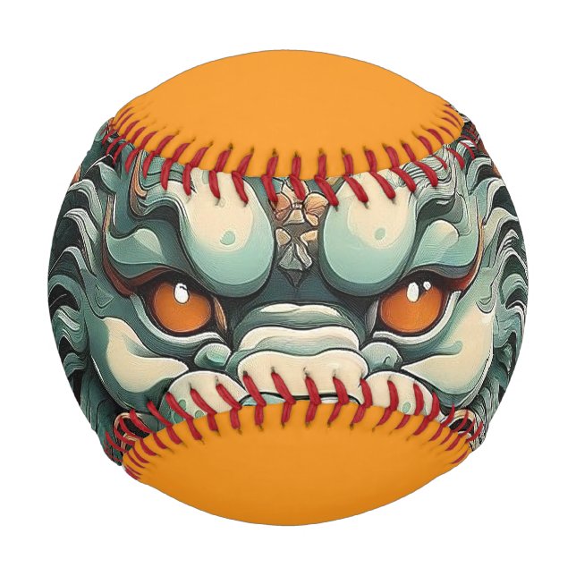 Balle De Baseball Lion de la grippe de la sagesse (Devant)
