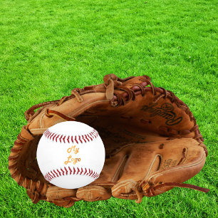 Balle De Baseball Logo d'entreprise blanc