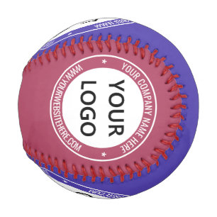 Balle De Baseball Logo d'entreprise personnalisé et baseball de text