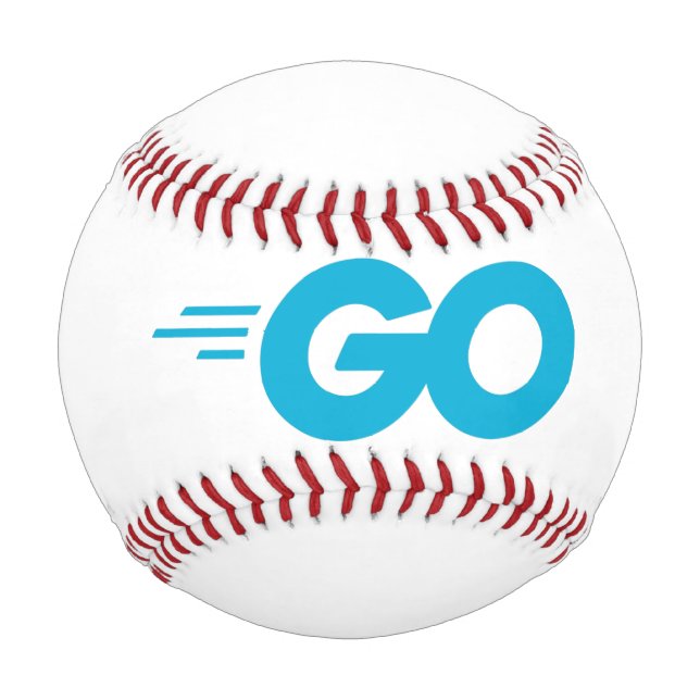 Balle De Baseball Logo Golang (Go Programming Language) (Devant)
