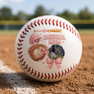 Balle De Baseball Maman de baseball Photo Rose Coquette Sports