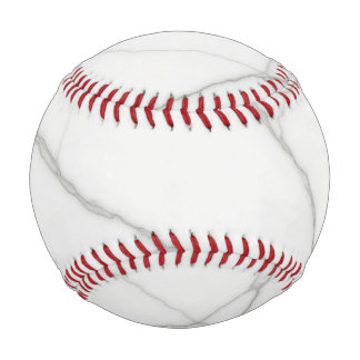 Balle De Baseball Marbre Blanc