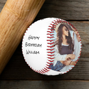 Balle De Baseball Mari Joyeuses photos d'anniversaire Baseball