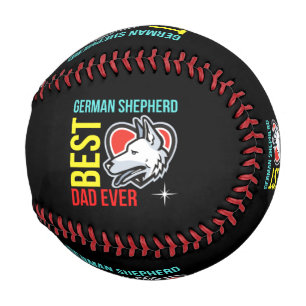 Balle De Baseball Meilleur berger allemand papa jamais