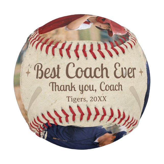 Balle De Baseball Meilleur Entraîneur de Tous les Temps 2 Cadeau de  (Dos)