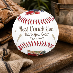 Balle De Baseball Meilleur entraîneur jamais 2 Photo Cadeau d'entraî