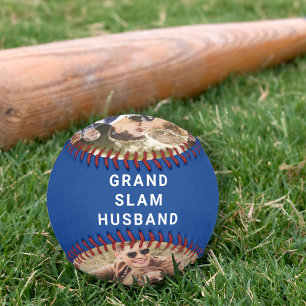 Balle De Baseball Meilleur Mari toujours Photos Bleu