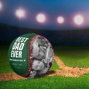 Balle De Baseball Meilleur Papa de la Fête des Pères Photos Personna