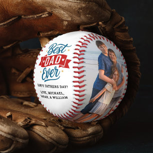 Balle De Baseball Meilleur Papa de Toujours Cadeau de Fête des Pères