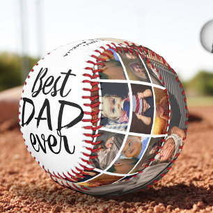 Balle De Baseball Meilleur Papa Personnalisé Fête des Pères 6 Photos