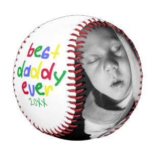 Balle De Baseball Meilleure Fête des pères papa jamais personnalisée
