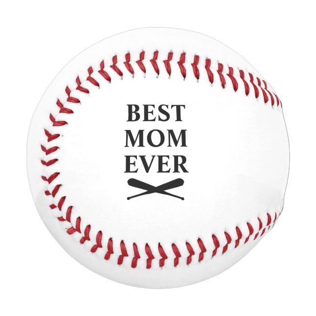Balle De Baseball Meilleure maman jamais (Devant Gauche)