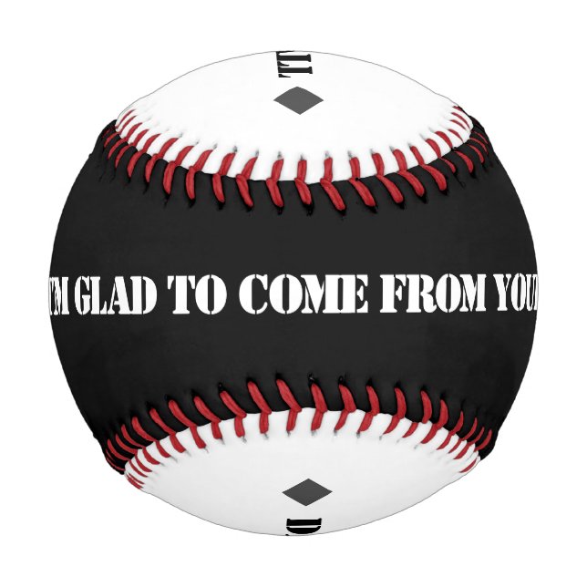 Balle De Baseball Merci Papa (Devant)