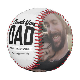 Balle De Baseball Merci papa photo fête des pères