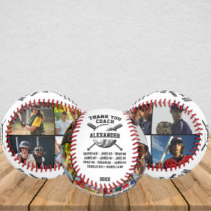 Balle De Baseball Merci personnalisé Coach Photo Baseball de Team