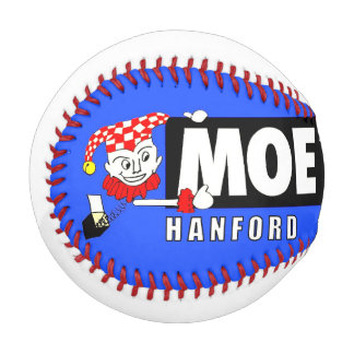 BALLE DE BASEBALL MOE'S TOY SHOP. HANFORD, CALIFORNIA.