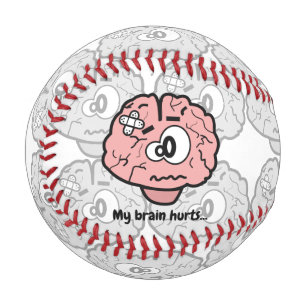 Balle De Baseball Mon cerveau me fait mal