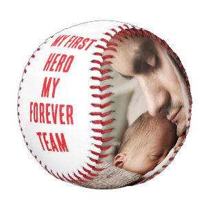 Balle De Baseball Mon premier héros, mon équipe pour toujours Baseba