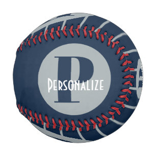 Balle De Baseball Monogramme Nom personnalisé Baseball personnalis