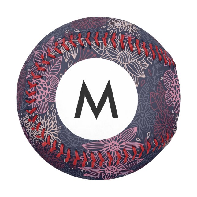 Balle De Baseball Monographie Florale 4 3 (Devant Gauche)