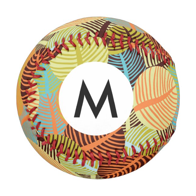 Balle De Baseball Motif Abstrait (Devant Gauche)
