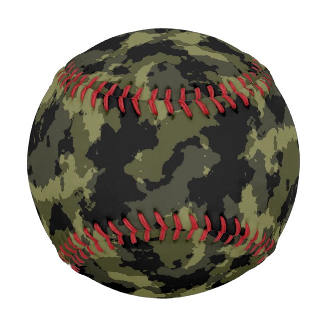 Balle De Baseball Motif Camo (Devant)