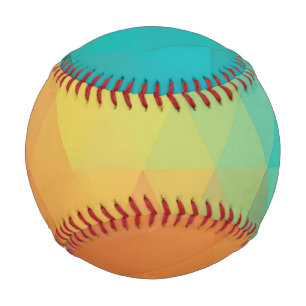 Balle De Baseball Motif en verre néon coloré