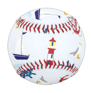 Balle De Baseball Motif nautique