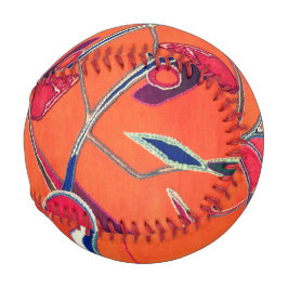 Balle De Baseball Motif orange