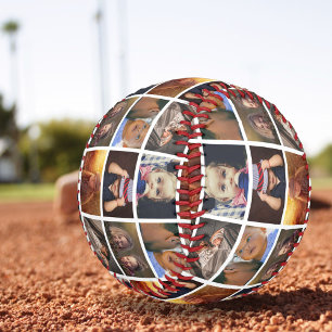 Balle De Baseball Motif photo Collage photo personnalisé 6