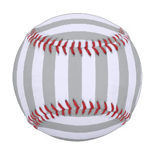 Balle De Baseball Motif trié en gris et lavande