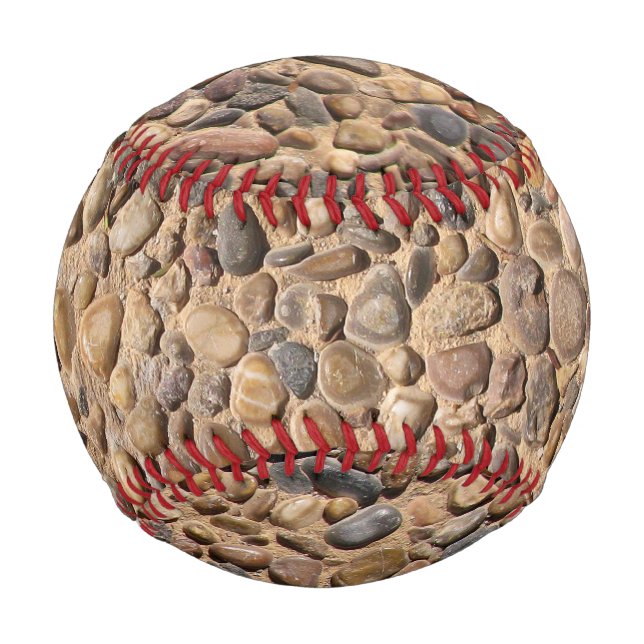 Balle De Baseball Nature Pierres de galets Photo (Devant)