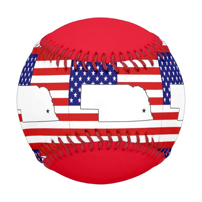 Balle De Baseball Nebraska (Devant)