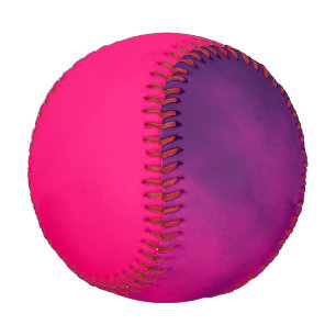 Balle De Baseball Neon Pink & Purple Gradient Baseball - Personnalis