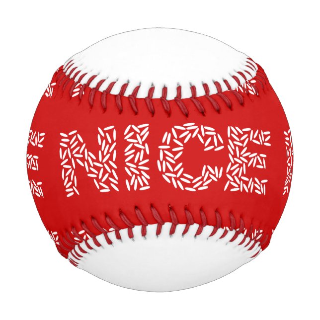 Balle De Baseball Nice Riz (Devant)