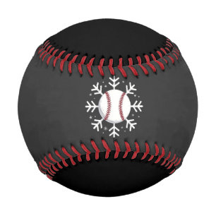 Balle De Baseball Noël Baseball Snowflake Sport Hit hit run