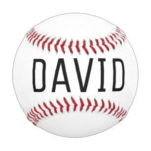 Balle De Baseball Nommez-le David Baseball Ball
