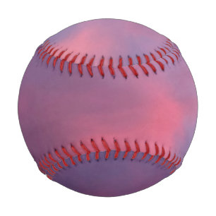 Balle De Baseball Nuages roses bleus