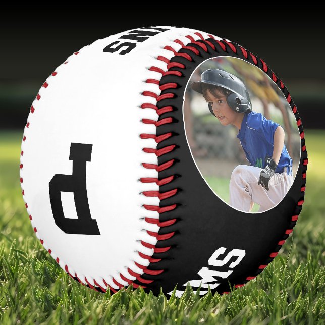 Balle De Baseball Numéro d'équipe photo du joueur personnalisé Numér (Créateur téléchargé)