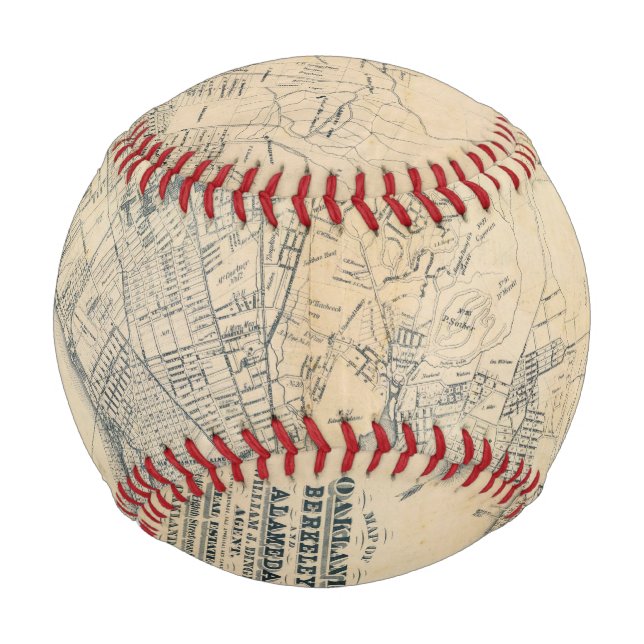Balle De Baseball Oakland, Berkeley, Alameda (Devant)
