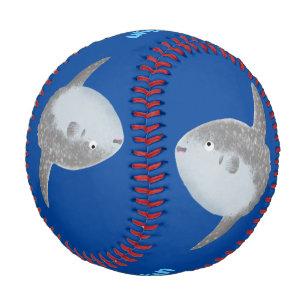 Balle De Baseball Oiseau de mer mola mola mignonne caricature