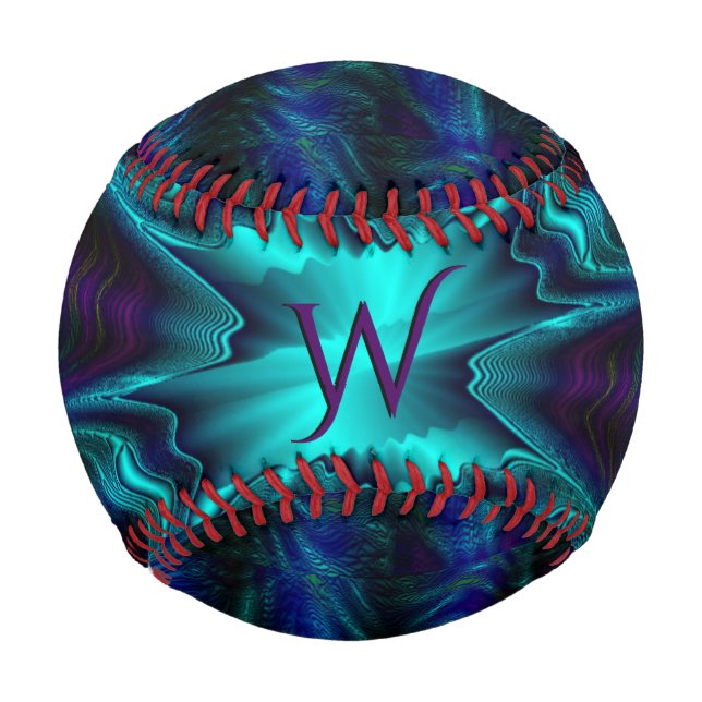 Balle De Baseball Onglet de guitare de conception bleu Cobalt (Devant)