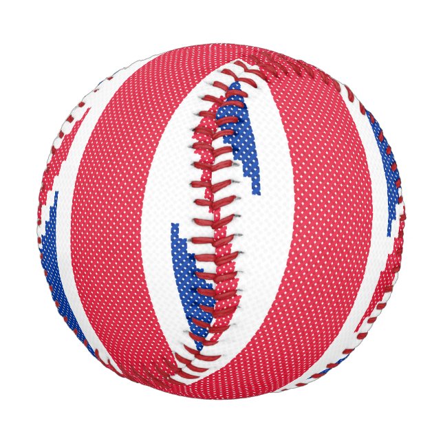 Balle De Baseball Original cross-stitch design Union Jack (Angle)