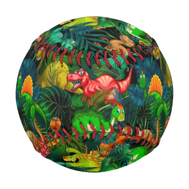 Balle De Baseball Parc des dinosaures (Devant)